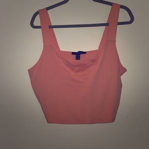 Coral Crop Top